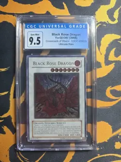 Black Rose Dragon (UTR) CSOC-EN039 Crossroads of Chaos Unlimite CGC 9.5 - Image 1