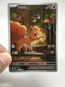 Pokemon TCG Vulpix 138/132 2025 Mega Evolution Illustration Rare Card - NM - Image 2