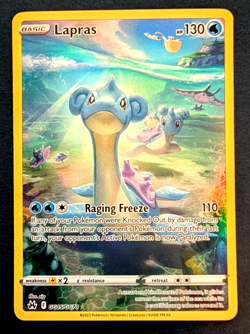 Lapras GG05/GG70 Crown Zenith: Galarian Gallery Ultra Rare Card Near Mint!!! - Image 1