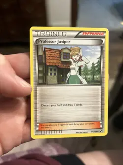 Pokemon Black & White 101/114 Professor Juniper Uncommon Card 2011 - Image 1