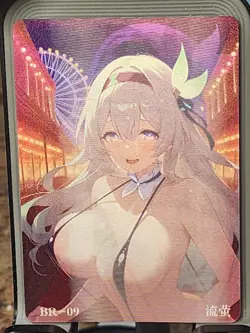 Numbered 176/299 Linticular Pond Of Squirting Card Anime Goddess Story BR BR-09 - Image 1