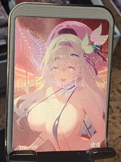 Numbered 176/299 Linticular Pond Of Squirting Card Anime Goddess Story BR BR-09 - Image 2