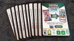 Pokemon Trading Card Game Live Redeem QR Code Online Card Collection - Image 1
