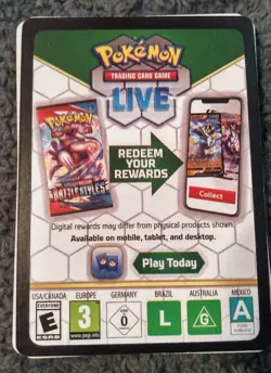 Pokemon Trading Card Game Live Redeem QR Code Online Card Collection - Image 2