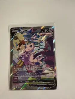 Pokemon TCG Mew v Alternate Full Art Holo Rare Card 251/264 Fusion Strike - Image 1