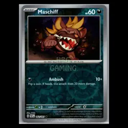 Paldean Fates - Maschiff 062/091 - Reverse Holo - TCG Pokemon Card - Image 1