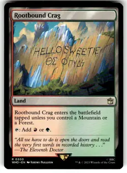 Rootbound Crag Universes Beyond: Doctor Who Regular MTG - Image 1
