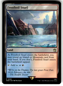 Frostboil Snarl Universes Beyond: Doctor Who Regular MTG - Image 1