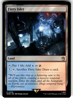 Fiery Islet Universes Beyond: Doctor Who Regular MTg - Image 1