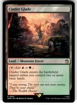 Cinder Glade Universes Beyond: Doctor Who Regular MTG - Image 1