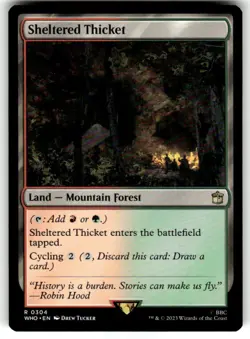 Sheltered Thicket Universes Beyond: Doctor Who Regular MTg - Image 1