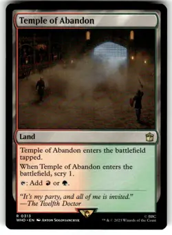 Temple of Abandon Universes Beyond: Doctor Who Regular MTG - Image 1