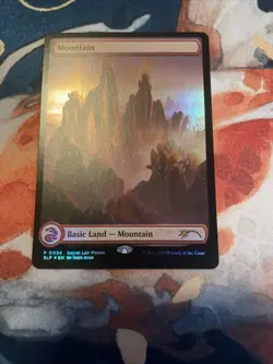 MTG Mountain John Avon Full Art *FOIL* MagicCon Atlanta 2025 MT/NM Combined Ship - Image 1