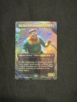 MTG Doc Ock, Evil Inventor (Borderless Foil) Marvel's Spider-Man 24 NM - Image 1