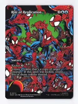 Rite of Replication (Borderless) (M) MTG Marvel's Spider-Man Eternal-Legal (MAR) - Image 1