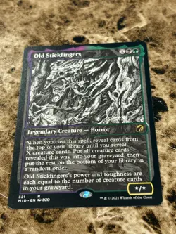 OLD STICKFINGERS Magic MTG Innistrad: Midnight Hunt - Image 1
