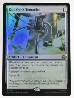 Doc Ock's Tentacles FOIL Marvel's Spider-Man 162 NM Magic MTG - Image 1