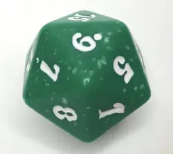 Magic the Gathering MTG d20 Spindown Dice Dragon's Maze Green Speckled - Image 4