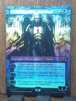 MTG💀 Sorin, Imperious Bloodlord ( FOIL Borderless ) Innistrad Remastered NM💀❤ - Image 1