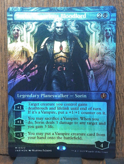 MTG💀 Sorin, Imperious Bloodlord ( FOIL Borderless ) Innistrad Remastered NM💀❤ - Image 2