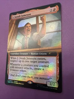 J. Jonah Jameson Marvel's Spider-Man Foil Atlanta Magicon Promo MTG Magic NM/M - Image 3