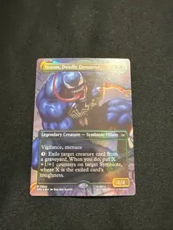 MTG Venom, Deadly Devourer (Borderless Foil) Marvel's Spider-Man 22 NM - Image 2