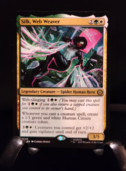NM - Silk, Web Weaver R Marvel's Spider-Man 145 MTG - Image 1