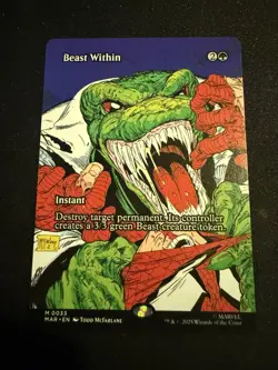Beast Within #33 FULL ART NM/M MTG Spiderman Magic Card Marvel - Image 1