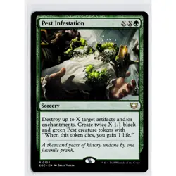 MAGIC THE GATHERING MTG COMMANDER: EDGE OF ETERNITIES PEST INFESTATION - Image 1