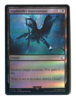 Sephiroth's Intervention FOIL #0116 NM Final Fantasy FIN MTG Magic The Gathering - Image 1