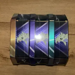 3 x Triple Whammy Collector Sealed Tins Pokemon TCG Complete Tin Set - Image 3