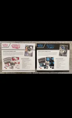Pokemon Center Black Bolt and White Flare ETB Elite Trainer Box Set of 2 Sealed - Image 2