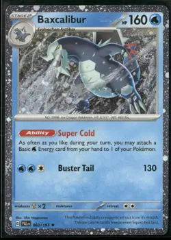 Pokemon TCG Paldea Evolved Blister Promo 060/193 - Baxcalibur - Image 1