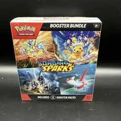 Surging Sparks Booster Bundle Pokemon Sealed Booster Pack x6 Packs Pikachu - Image 1