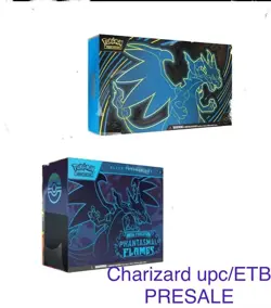 Pokemon TCG Phantasmal Flames Pokemon Center PC ETB/Mega Charizard X ex UPC! - Image 1