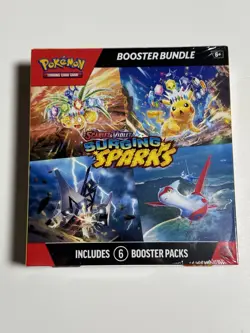 Sealed Surging Sparks Booster Bundle Box Scarlet & Violet Pokemon Trading Cards - Image 1