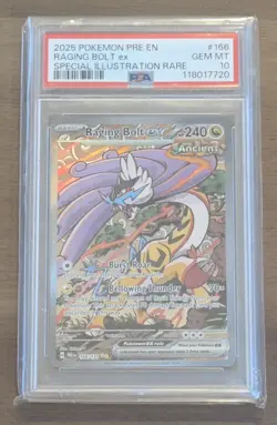 2025 Pokemon Raging Bolt ex 166/131 Special Illustration Rare - PSA 10 - Image 1