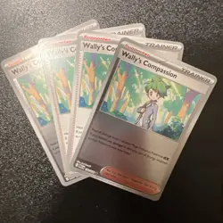 4X PLAYSET: Wally’s Compassion 132/132 Pokemon Mega Evolution - Image 1