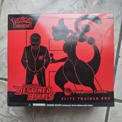 Pokemon Destined Rivals ETB Elite Trainer Box Pokemon Center Exclusive Sealed - Image 1