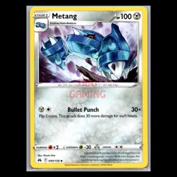 Pokemon - Metang 090/159 - Crown Zenith - Non Holo - English - Image 1