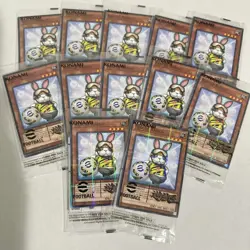 YuGiOh EFootball Sealed Promo Rescue Rabbit EFC1-EN001 & Neymar EFC1-ENTKN - Image 1
