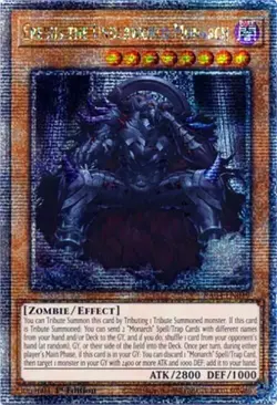 Yugioh! Erebus the Underworld Monarch - RA04-EN019 - Quarter Century Secret Rare - Image 1