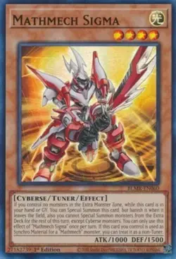 Yugioh! Mathmech Sigma - BLMR-EN060 - Ultra Rare - 1st Edition Near Mint, Englis - Image 1