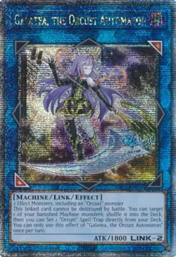 Yugioh! Galatea, the Orcust Automaton - RA03-EN044 - Quarter Century Secret Rare - Image 1