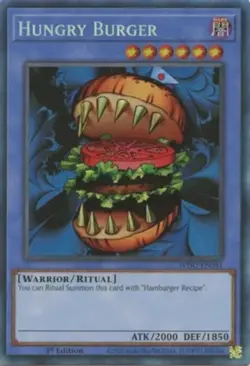 Yugioh! Hungry Burger - WISU-EN041 - Collector's Rare - 1st Edition Near Mint, E - Image 1