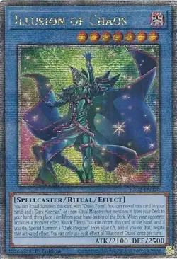 Yugioh! Illusion of Chaos - RA02-EN020 - Quarter Century Secret Rare - 1st Editi - Image 1