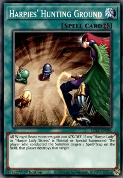 Yugioh! Harpies' Hunting Ground - LDS2-EN081 - Common - 1st Edition Near Mint, E - Image 1