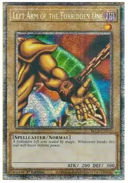 Yugioh! Left Arm of the Forbidden One - BLCR-EN105 - Starlight Rare - 1st Editio - Image 1