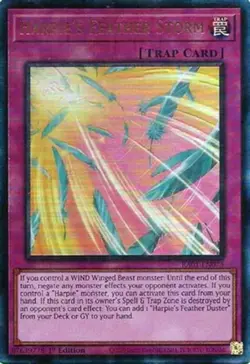 Yugioh! Harpie's Feather Storm - RA01-EN073 - Prismatic Ultimate Rare - 1st Edit - Image 1