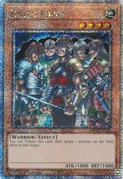 Yugioh! Exiled Force - RA03-EN119 - Quarter Century Secret Rare - 1st Edition Ne - Image 1